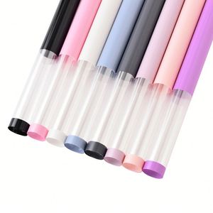 Papier d'emballage pour fleurs en plastique OPP imperméable de style coréen 56*56cm pour emballer un bouquet de fleurs - Product Image 1