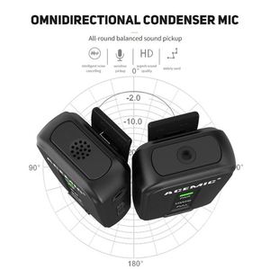 Hệ Thống Micro Không Dây ACEMIC V1 <span class=keywords><strong>DSLR</strong></span> <span class=keywords><strong>2.4G</strong></span>, Tai Nghe Không Dây - Product Image 3