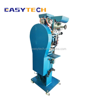 Machine industrielle automatique à double tête pour œillets et boutons de rideaux, pour valises, bannières, fabrication de badges, machine à poinçonner