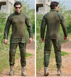 여름 러시아 야외 전술 위장 유니폼 남성 슬림 핏 통기성 <span class=keywords><strong>Airsoft</strong></span> Ripstop 세트 대 한 남성 G3 빠른 건조 개구리 세트 - Product Image 3