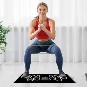 Home Fitness Pilates Squat Ejercicio Mat Gimnasio Instrucción Serie de esteras insonorizadas - Product Image 5