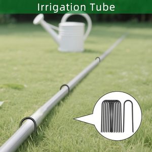 Estacas de Jardín en Forma de U Stimulate Szxxzzmy de 4 Pulgadas, Grapas de Acero de Aleación Metálica Verde para Paisajismo, Uso en Exteriores y Jardines - Product Image 4