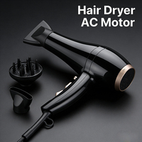 Sèche-cheveux professionnel à moteur AC haute puissance avec diffuseur pour un séchage rapide et un résultat de qualité salon