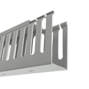 Công nghiệp cáp <span class=keywords><strong>PVC</strong></span> <span class=keywords><strong>Trunking</strong></span> 50x25 mét ul94v0 chống cháy & chống ăn mòn U hình hệ thống dây điện Duct loại rắn - Product Image 5