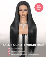 Perruque complète 13x6 Lace Front avec cordon de serrage, densité 250, sans colle, pré-épilée, sans perte de cheveux, grande zone de dentelle 3D réaliste, de l'oreille à l'oreille, 24 pouces
