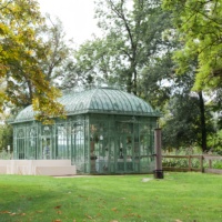 Serre en verre en acier galvanisé à chaud toutes saisons, pour jardin, usage domestique, design moderne, hydroponique, facile à assembler