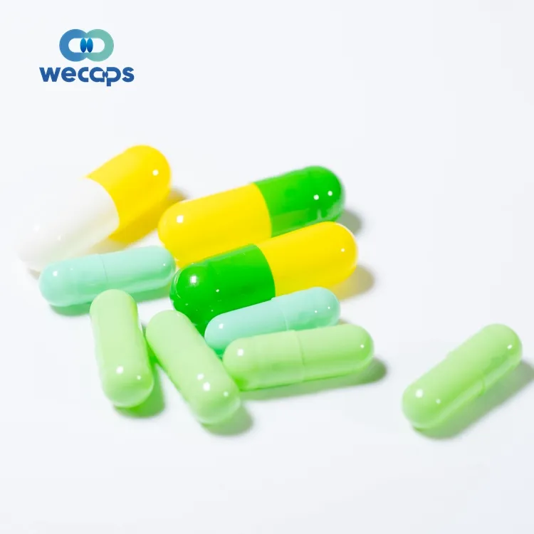 Wecaps fabrika üretimi sebze boş kapsüller Pullulan boş sebze kapsül ilaç için boş kapsül