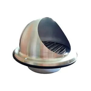 Exhaust Grille Covers Stainless Steel Air Outlets With Fly Nets For Wall Vents Ducts Ventilation System