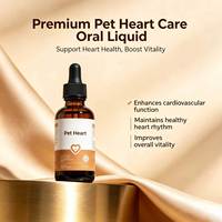Cairan Oral Perawatan Jantung Hewan Peliharaan CoQ10 Ekstrak Hawthorn Tetes Pendukung Kardiovaskular untuk Anjing dan Kucing Senior