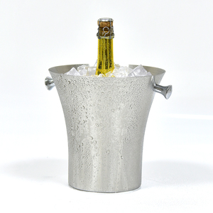 Đảng bán buôn biểu tượng tùy chỉnh kim loại băng xô nước giải khát bồn bạc hình tròn bia 5L thép không gỉ Xô đá - Product Image 1