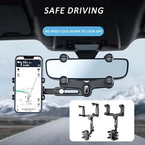 <span class=keywords><strong>Support</strong></span> mobile pour téléphone <span class=keywords><strong>Support</strong></span> pour voiture <span class=keywords><strong>Support</strong></span> rotatif à 360 degrés Rétroviseur GPS Navigation <span class=keywords><strong>Support</strong></span> pour téléphone automatique - Product Image 3