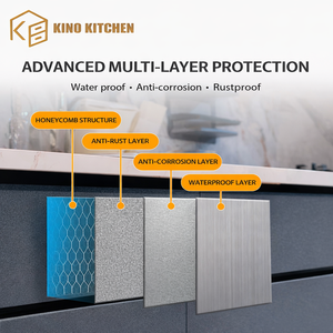 Mobile da <span class=keywords><strong>Cucina</strong></span> Moderno in Legno Massello <span class=keywords><strong>Cucina</strong></span> Completa con Progettazione Gratuita - Product Image 6