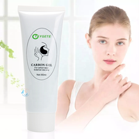 Crème de blanchiment de la peau, gel de carbone noir pour nd yag Gel de poudre de carbone pour laser peeling facial blanchiment de la peau 80ml