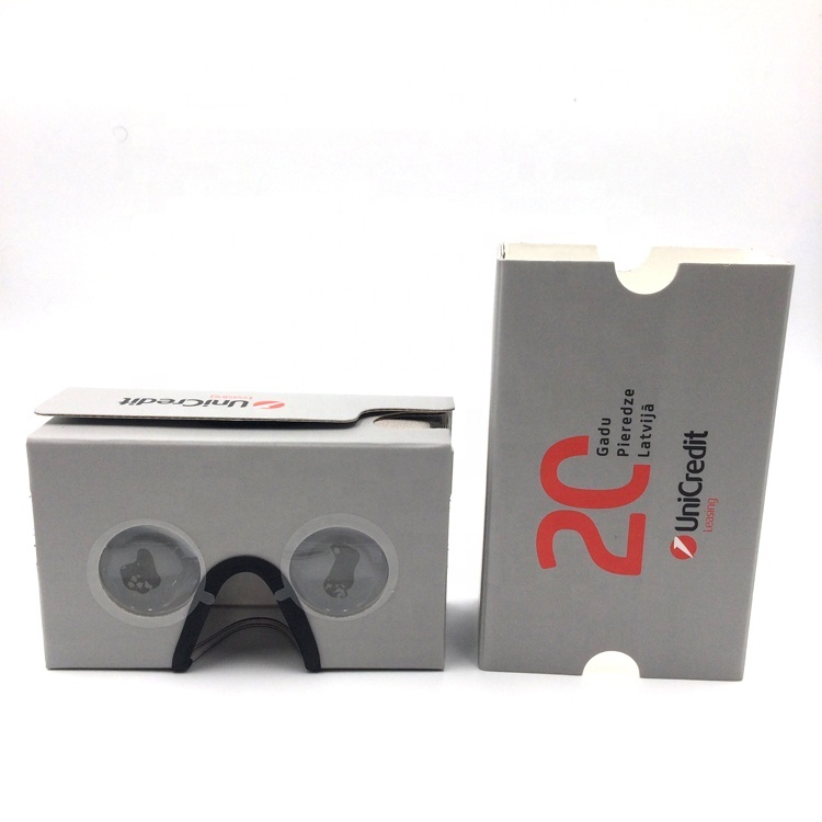 Boîte à outils 3D Google carton 2 Vr avec impression de Logo lunettes 3D Vr 2.0