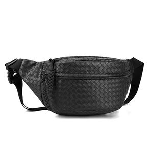 Riñonera Deportiva Unisex Ajustable de Poliéster para Exteriores, Riñonera de Moda de Cuero PU con Cierre de Cremallera Impermeable - Product Image 1