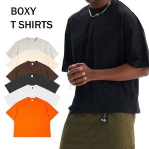 Camiseta de Verano de Alta Calidad, Holgada y Cuadrada, 100% Algodón, 240 Gramos, Camiseta para Hombre, Diseño Personalizado, Corte Holgado - Product Image 2