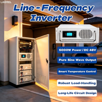 Inversor Solar Híbrido de Alta Eficiencia de 5KW DC48V de Frecuencia de Línea, Onda Sinusoidal Pura con Variador de Frecuencia para Supermercados y Escuelas