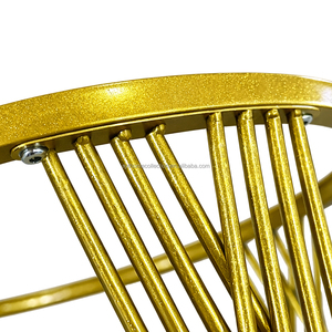 Juego de Mesa de Centro Blanca (2 Piezas), Mesa de Centro Redonda de 27.6 Pulgadas, Elegante Mesa de Centro con Base de Polvo Dorado para Sala de Estar - Product Image 4