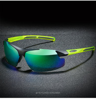 Lunettes de soleil de sport sans monture pour hommes, lunettes de cyclisme pas chères, nouvelles lunettes de sport tendance pour l'extérieur, lunettes de soleil unisexes en PC