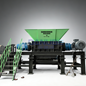 เครื่องย่อยแบบสองเพลาสำหรับท่อ HDPE ก้อนยาง ยางรถยนต์ และพลาสติกชนิดต่างๆ - Product Image 1