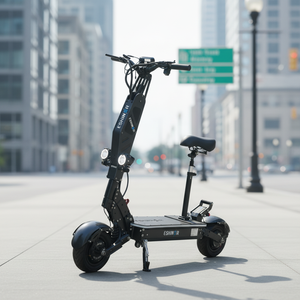 Scooter Eléctrico de Doble Motor con Control por Aplicación y Encendido NFC, Batería de Litio de 60v 72v 30ah 40ah, Scooter Eléctrico para Hombres Altos con Asiento - Product Image 1