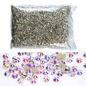 Bán buôn vẻ đẹp rạng rỡ số lượng lớn 3D <span class=keywords><strong>Rhinestone</strong></span> trong AB tinh thể cuối cùng số lượng lớn thạch - Product Image 4