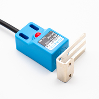 Capteur de proximité inductif carré Domenzi NPN NO, portée 4 mm, 10 à 30 V CC, interrupteur à trois fils pour l'automatisation des machines CNC