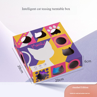 Boîte Magique Électrique Intelligente de Luxe Moderne pour Chat, en Plumes et Plastique, pour Soulager l'Ennui et Stimuler le Jeu - Vente en Gros