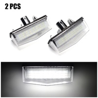 2 ampoules LED pour éclairage de plaque d'immatriculation pour Toyota Prius XW20 XW30 Prius V RAV4 Venza Matrix C-HR Scion TC