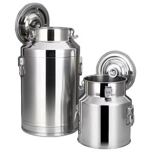 Zhenneng Fabricant Direct Solide Réservoir De Stockage Des Aliments En Acier Inoxydable Haute Qualité Grande Capacité Bidon De Lait avec Couvercle - Product Image 1