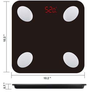 เครื่องชั่งดิจิตอลอัจฉริยะ เครื่องชั่งน้ำหนักส่วนบุคคลในครัวเรือน เครื่องชั่งน้ำหนักอิเล็กทรอนิกส์ เครื่องชั่งวิเคราะห์ไขมันในร่างกาย BMI เครื่องชั่งน้ำหนัก 180 กก. พร้อมจอแสดงผล LCD - Product Image 2