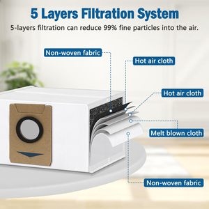 Kit pour pièces de rechange pour aspirateur robot <span class=keywords><strong>Ecovacs</strong></span> <span class=keywords><strong>Deebot</strong></span> X1 TURBO/OMNI - Product Image 5