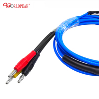 Triax 3 ranura TRB BNC macho a 4mm Banana plug macho negro rojo amarillo TRX316 conjunto de cable coaxial triaxial para Keithley