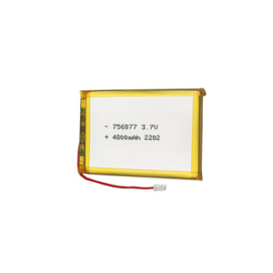 แบตเตอรี่ลิเธียมโพลิเมอร์แบบชาร์จได้ 756077 3.7V 4800mAh รุ่น 806080 - Product Image 1