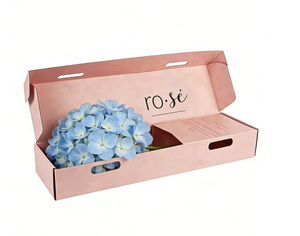 <strong>Custom</strong> Printed <strong>Flower</strong> Packaging <strong>Box</strong> Corrugated Bouquet Delivery <strong>Box</strong> With Handle For Florist Shipping - Product Image 6