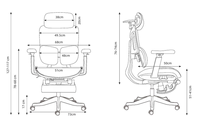 Chaise de bureau ergonomique rouge de haute qualité, réglable en hauteur, avec dossier haut, pour le bureau à domicile