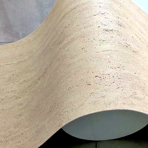 Kolay kurulum <span class=keywords><strong>3D</strong></span> modifiye kil malzeme kiremit bükülebilir yumuşak duvar kaplama sahte traverten yapay esnek taş duvar panelleri - Product Image 2