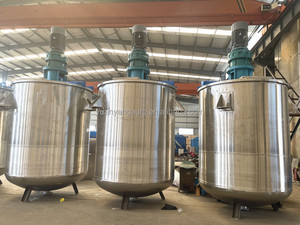 Réacteur chimique à agitation en acier inoxydable de haute qualité 1000L, cuve à réaction à chauffage électrique continu à enveloppe - Product Image 5