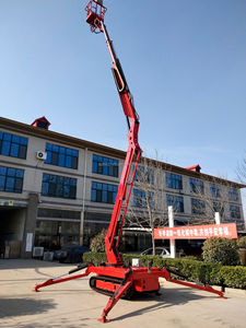 Nacelle élévatrice araignée électrique diesel sur chenilles CE ISO, petite, 10 à 23 m, avec nivellement automatique - Product Image 3