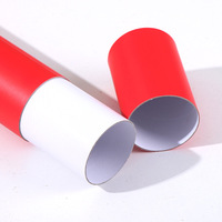 Emballage en tube rond en carton réutilisable, personnalisation en gros, boîtes en papier kraft brun naturel, boîtes cylindriques