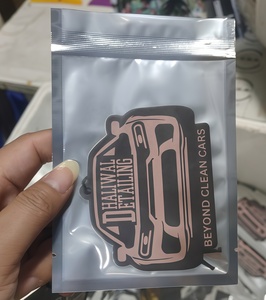 Désodorisants de voiture suspendus en papier de forme personnalisée, logo promotionnel personnalisé, huile essentielle pure et parfum longue durée - Product Image 5
