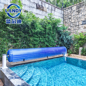 Couvre-<span class=keywords><strong>piscine</strong></span> robustes et résistants, couvre-<span class=keywords><strong>piscine</strong></span> automatiques anti-poussière et anti-UV pour piscines enterrées - Product Image 5