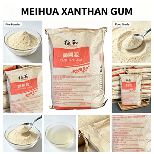 Agent anti-couchage à faible dose Fermenté Meihua Xanthan E415 pour la production de produits de boulangerie, nouilles surgelées, saucisses, glaces et gelées - Product Image 4