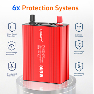500W 전압 자동차 인버터 Dc 12V 24V 48V to Ac 110V 220V 솔라 오프 그리드 수정 사인파 전력 인버터 - Product Image 4