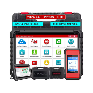 लॉन्च x431 pro3s + कुलीन j2534 प्रोग्रामिंग टूल ऑनलाइन कोडिंग सभी सिस्टम ऑटो डायग्नोस्टिक टूल टोपोलॉजी द्वि-दिशात्मक स्कैनर - Product Image 2
