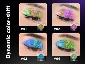 Ombretto in Polvere Shimmer Impermeabile Cromeleon a Marchio Privato, Lunga Durata, Alta Pigmentazione, Trucco <span class=keywords><strong>Occhi</strong></span> con Etichettatura Personalizzata - Product Image 6
