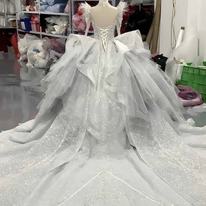 Per Jancember 2024 <span class=keywords><strong>donna</strong></span> elegante abito da sera LSMX076 moderno lusso di alta qualità per gli ospiti di nozze applique in cristallo di pizzo - Product Image 6