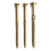 Prix d'usine de haute qualité extérieur Torx Star Construction en bois jaune galvanisé menuiserie vis à 17 points