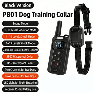 Collar de Adiestramiento para Perros con Control Remoto Inteligente, con Descarga Eléctrica y Vibración Anti-Ladridos, Resistente al Agua IP67 - Product Image 3