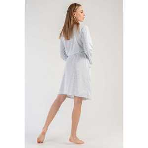 Ensemble de peignoirs romantiques à manches longues pour femmes, en gaze de coton respirante, avec taille élastique et poches, idéal pour l'hiver et la maison - Product Image 1